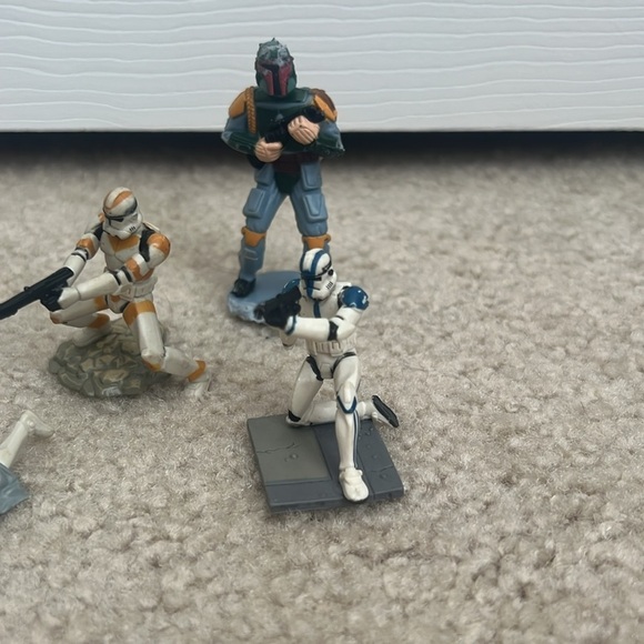 Star Wars Miniatures Figures Lot of 9 Action Figures Collection Toy - Picture 4 of 6